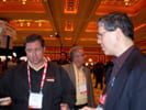 Thomas PR Client Tony Dohrmann, LaserShield & Bill Wong, Electronic Design Demos at Showstoppers
