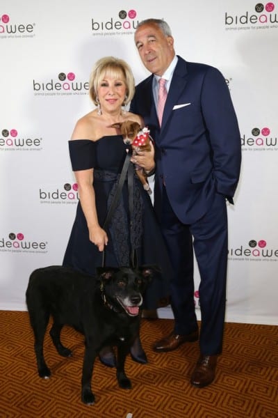 NEW YORK, NY - JUNE 09:  Honoree and London Jewelers President Candy Udell and Mark Udell attend the Bideawee Masquerade Ball at Gotham Hall on June 9, 2014 in New York City.  (Photo by Neilson Barnard/Getty Images for Bideawee)