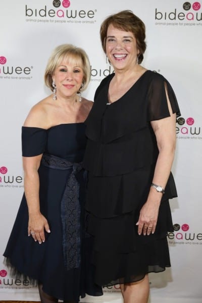 NEW YORK, NY - JUNE 09:  Honoree/London Jewelers President Candy Udell and President/CEO of Bideawee Nancy Taylor attend the Bideawee Masquerade Ball at Gotham Hall on June 9, 2014 in New York City.  (Photo by Neilson Barnard/Getty Images for Bideawee)