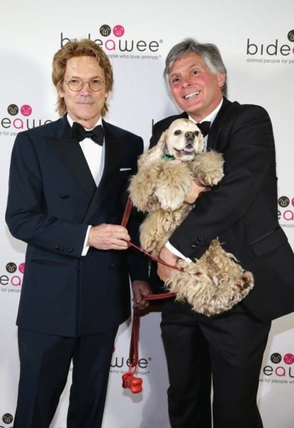 NEW YORK, NY - JUNE 09:  Guy Lawrence (L) and Kenneth Stephens attend the Bideawee Masquerade Ball at Gotham Hall on June 9, 2014 in New York City.  (Photo by Neilson Barnard/Getty Images for Bideawee)