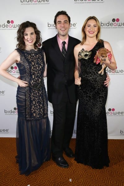 NEW YORK, NY - JUNE 09:  (L-R) Rachel Stange, Chris Dieman and Kristin Martinez Jones attend the Bideawee Masquerade Ball at Gotham Hall on June 9, 2014 in New York City.  (Photo by Neilson Barnard/Getty Images for Bideawee)