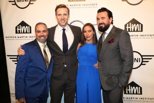 Chris Salgardo (President of Kiehl's USA), HMI CEO Thomas Krever, Teddy & Melissa Sears