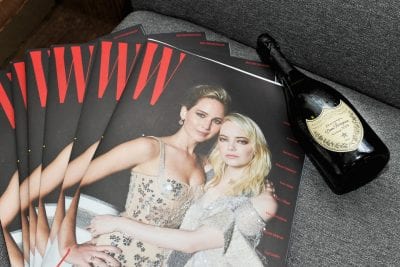 The Art World Flocks to W Mag + Dom Pérignon Pre-Golden Globes