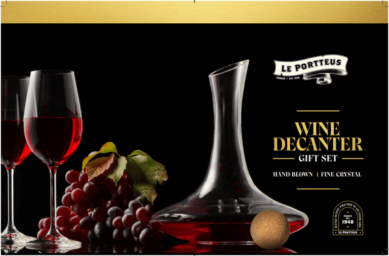 LE PORTTEUS RED WINE DECANTER